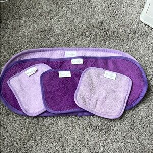 Purple Washable Towel Set